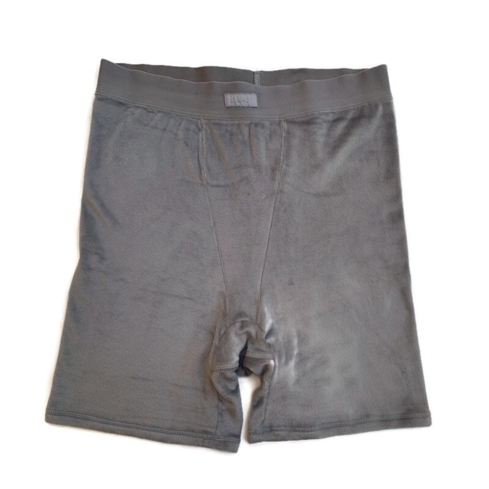 Skims Velour Bike Shorts Smoke Large